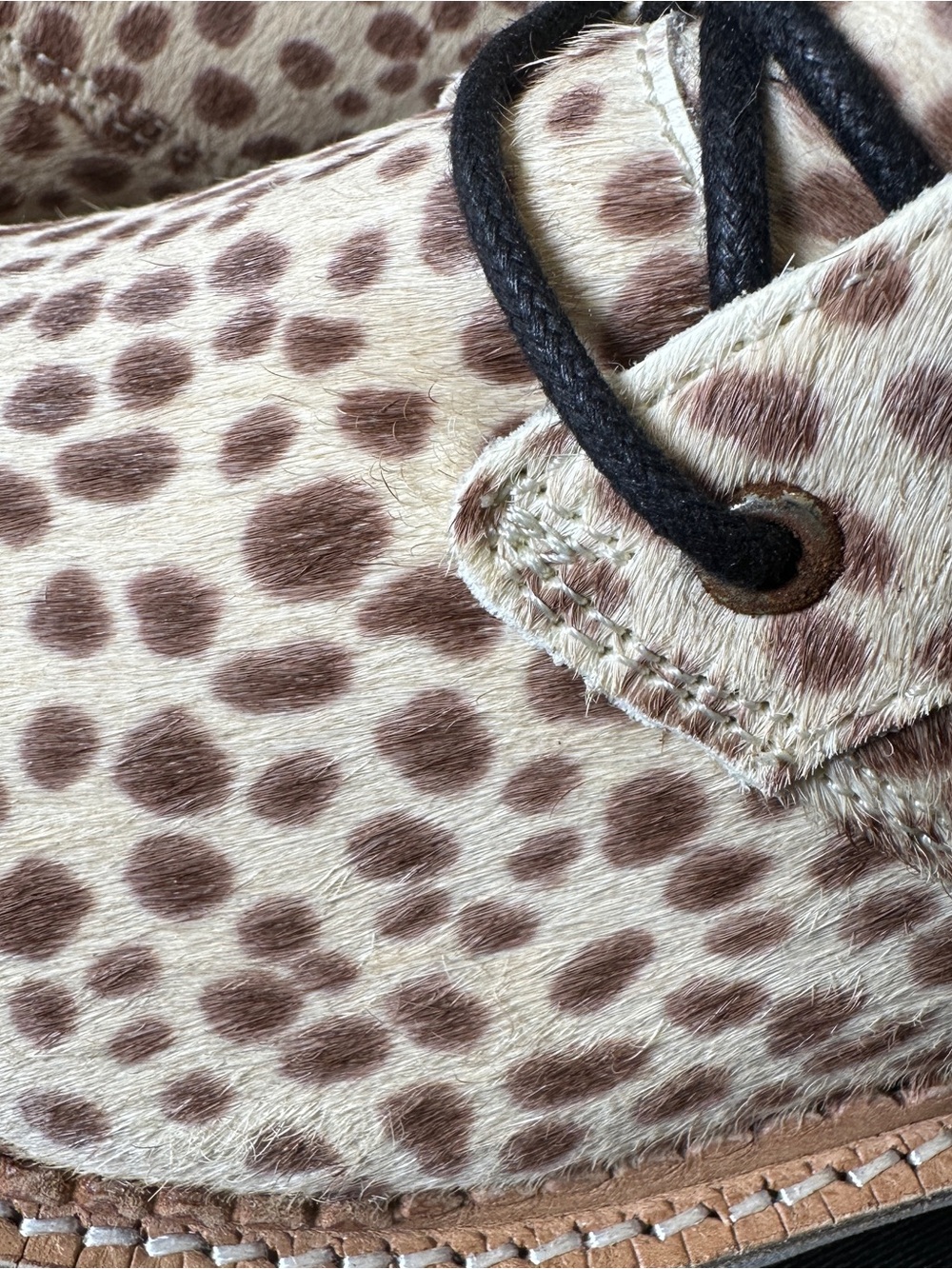 Dolce Vita NEW Avena Women’s Leopard-Print Lace-Up Ankle Boots in Tan and Brown - Picture 3 of 9